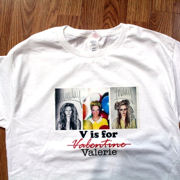 V Is For Valerie The Weeknd Valentine's Custom T-Shirt - Picture 2 of 2
